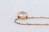 1.0ctw Diamond Pendant Necklace 14k Yellow Gold 4.5 Grams 16.5 Inch Eb0626lxxzsa