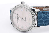 Frederique Constant 36mm Automatic Watch With Diamond Bezel Eb0525rzxsa