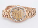 18k Yellow Gold Rolex Lady Datejust 26mm Watch Aa0226crzxsa