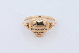 Tiffany & Co. 18k Gold Return To Tiffany Heart Ring 5.1g Size 7.25 Eb0826cxzde