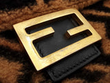 Fendi Baguette Shearling Brown Handbag Aa0526czxsa