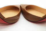 Christian Louboutin Iriza Brown Leather Pumps Size 40 Eb0626lrxde
