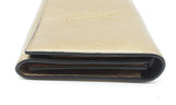 Yves Saint Laurent Gold Metallic Wallet On Chain Eb0524wxzdu