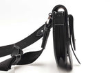 Christian Dior Black Leather Saddle Bag Eb0426erxsa