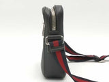 Gucci Small Messenger Bag Black Coated Canvas Aa0926pzxsa