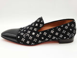 Christian Louboutin Dandelion Flat Black Loafers Size Eu 44.5 M Do0625ocrde