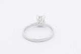0.70ctw Princes Cut Diamond Ring 14k White Gold 2.3 Grams Size 5.25 Eb1025wwxsa