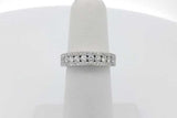 0.8cttw Diamond Ring In 18k White Gold 4.5 Grams Size 5 Eb1026pxzsa