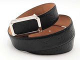 Gucci Guccisima Rectangle Black Belt / Buckle Size 40 Aa0826lzxsa