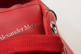 Alexander Mcqueen Oversized Red Leather Sneakers Size 42 Eb0626lxzsa