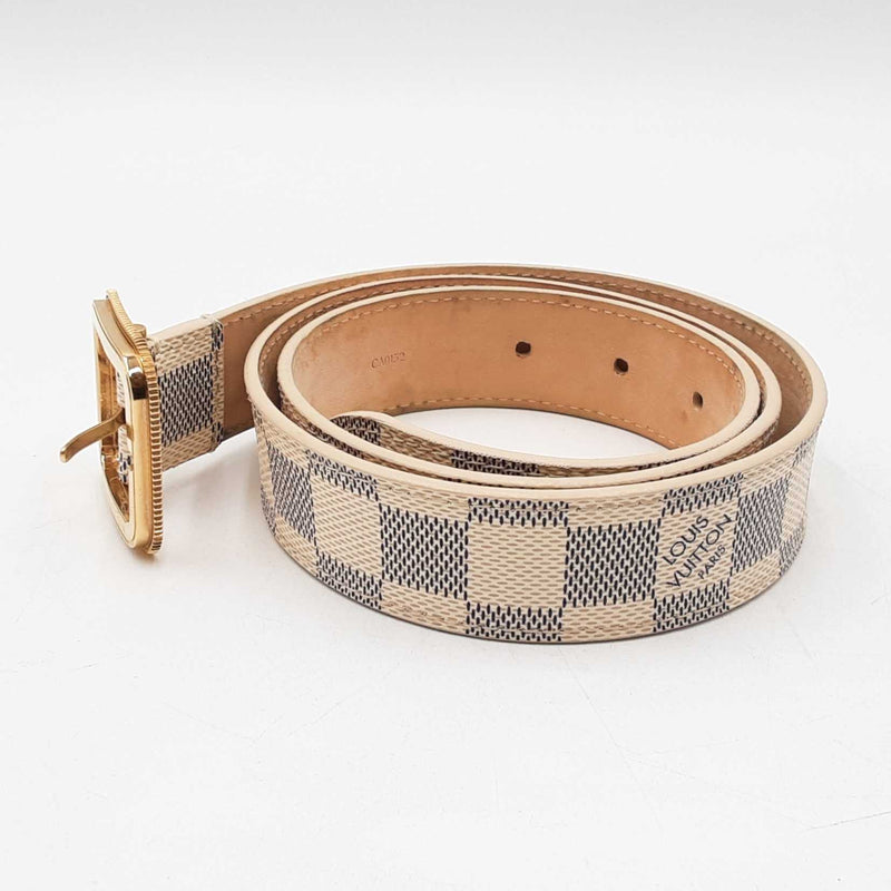 Louis Vuitton Lv Initiales Damier Azur Reversible Belt Size 85-34 Sd0725ezdu