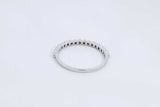 Diamond 14k White Gold Ring 1.2 Grams Size 6.5 Eb0526irdu
