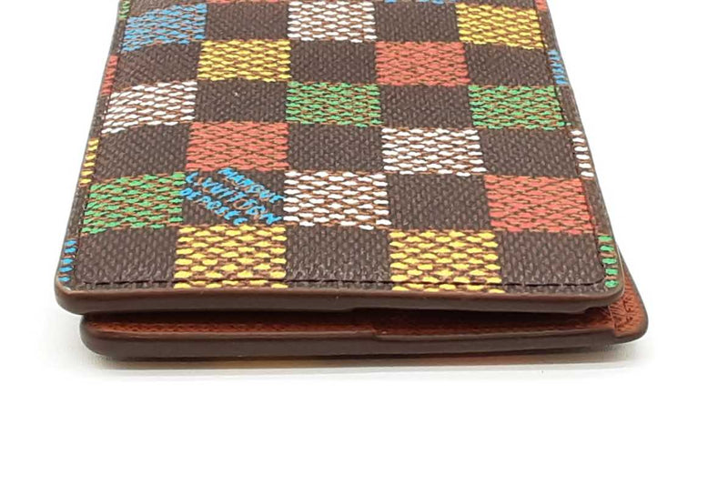 Louis Vuitton Damier Ebene Multicolor Bifold Wallet Eb1025lxzde