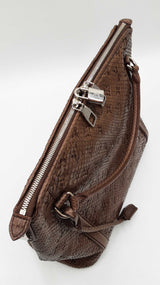 Louis Vuitton Antheia Ixia Pm Bag In Brown Monogram Python Leather Fw0626ozxzdu