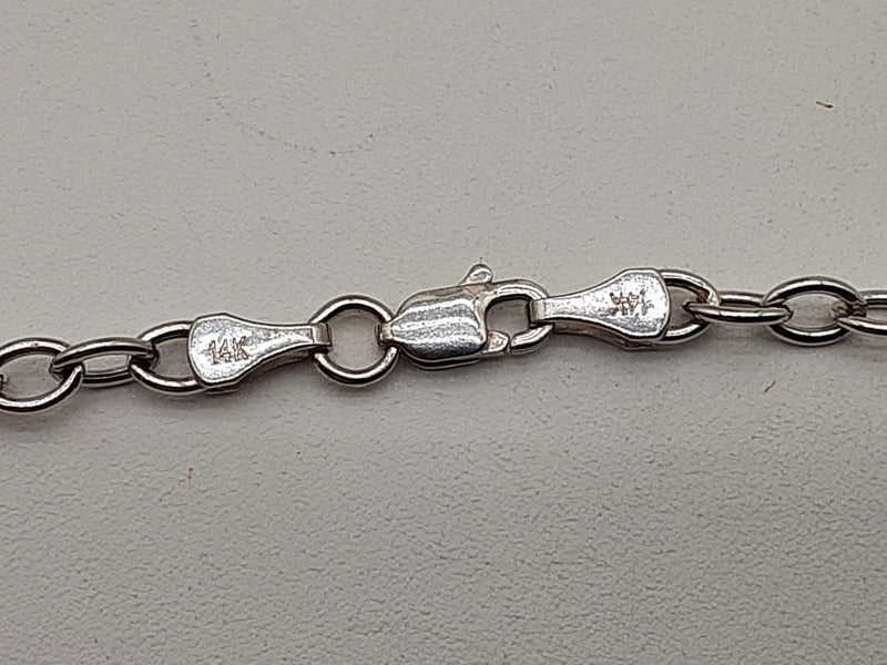 0.80 Cttw Diamonds 14k Wg 19.8g Dog Bone Pawprint Pendants Chain 18 In Do0525sxzde
