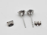 2.06 Cttw Lab Grown Diamonds 14k White Gold 1.14g Stud Earrings Do0826poxde