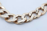 10k Yellow Gold Diamond Cut Cuban Link Chain Necklace 19g 23.5 Inch Eb0526lxexde