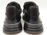 Salvatore Ferragamo Tommy Nero Black Leather Slip On Shoes Size 7m Do0925crde