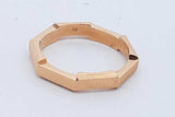 Gucci 18k Yellow Gold Link To Love Ring 5.7 Grams Size 19 Eb0226rrxde