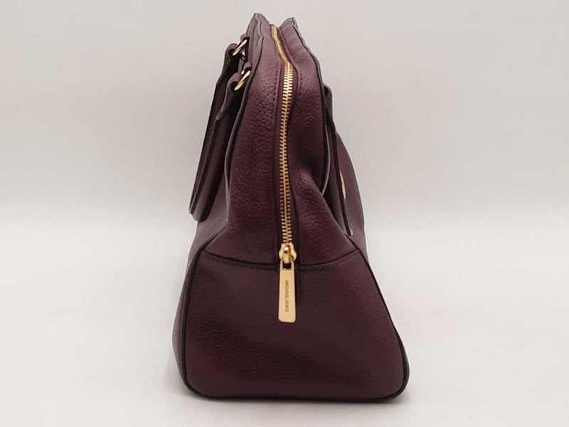 Michael Kors Merlot Leather Tote Handbag Aa0625wzsa