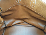 Hermes Birkin Hac 50 Gold Brown Clemence Brass Duffle Bag Do0823lwrxzde