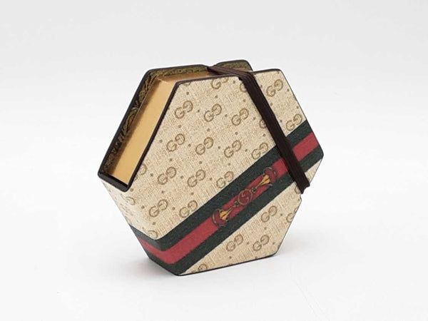 Gucci Gg Supreme Web & Horsebit Hexagon Sticky Notes Fw0825wrxdu