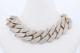 6.0cttw Diamond Cuban Link Chain Necklace 10k Yellow Gold 161.9g Eb0626prxzde