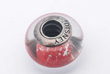 Pandora Disney Snow White Red Fluorescent Murano Glass Charm 925 3.3g Eb0425isa