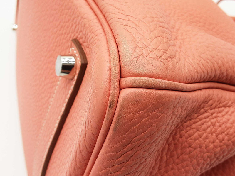 Hermes Birkin 35 Rose Tea Pink Clemence Palladium Handbag Do0825wxzxde