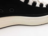 Amiri M.a. Court High Top Sneakers In Black & White Canvas Size 13 Fw0126lixdu