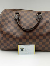 Louis Vuitton Damier Ebene Speedy Top Handle Bag Eb0424orxdu