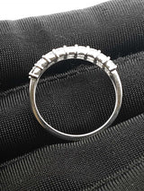 0.98 Cttw Lab-grown Diamond & 14k Gold Wedding Ring 1.5g Size 6.75 Fw0326pordu