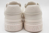 Balmain B Court White Leather Sneakers Size 9 Eb0626lrxsa