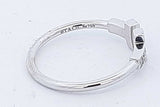 Tiffany & Co. T Diamond Wire 18k White Gold Ring 2.7 Grams Size 7.5 Eb0826cxzde