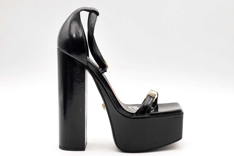 Versace Platform Open Toe Heels Size 36 Eb0125oxzsa