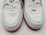 Christian Louboutin Astroloubi White Leather Sneakers Size Eu 45 Fw026467lrxdu