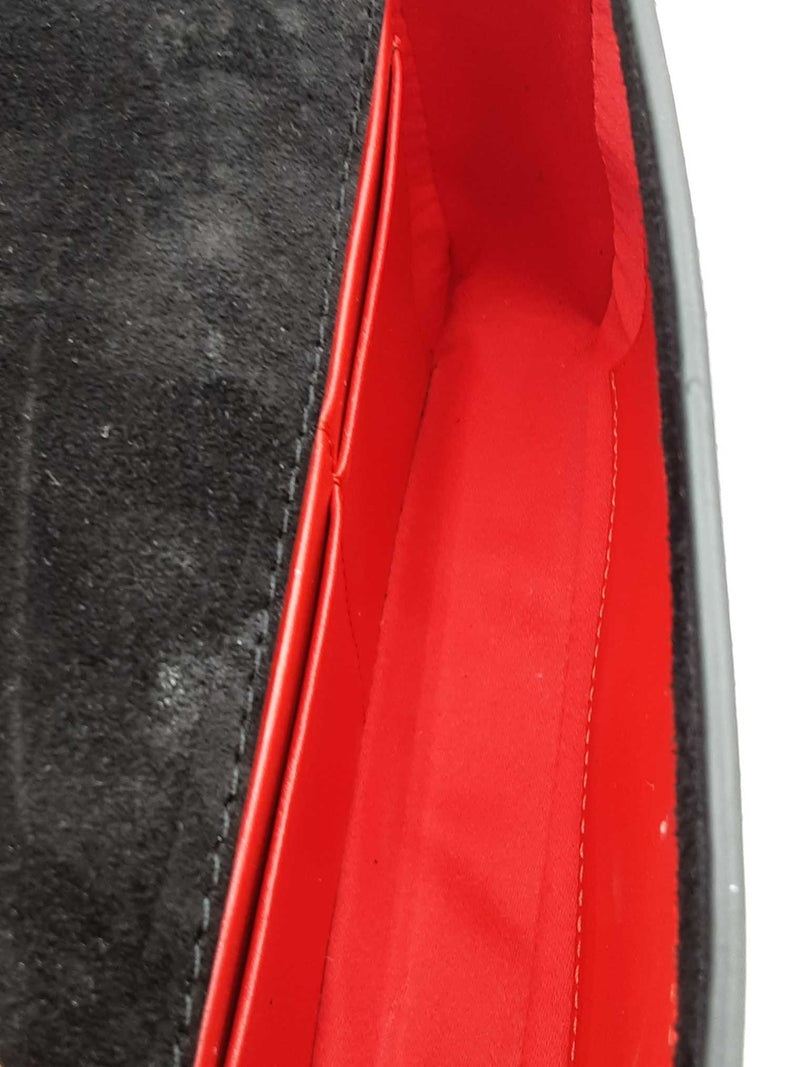 Christian Louboutin Black Leather Spiked Zoompouch Crossbody Eb1125wordu