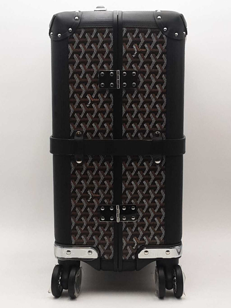 Goyard Bourget Pm Trolley Suitcase Black Aa0825erxzsa