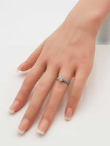 Tiffany & Co. 1.72 Cttw Diamond & Platinum Ring 6.5 Grams Size 4.25 Fw0126ixxzdu