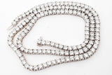 27.8cttw Diamond Tennis Necklace 14k White Gold 54.6 Grams 22 Inch Eb1225cxxzsa