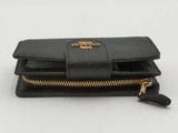 Coach Medium Corner Zip Wallet Black Wallet Aa0726wrsa