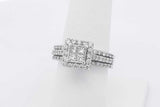 1.70cttw Diamond Ring In 14k White Gold Ring 8.5 Grams Size 7 Eb0925irzsa
