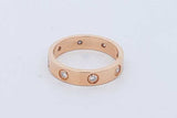 Cartier 18k Yellow Gold Diamond Love Ring 4.4 Grams Size 51 Eb0726lxxzde
