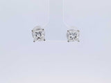 1.96 Cttw Diamond Stud Screwback Earrings 14k White Gold 1.4 Grams Aa0725ozxzsa