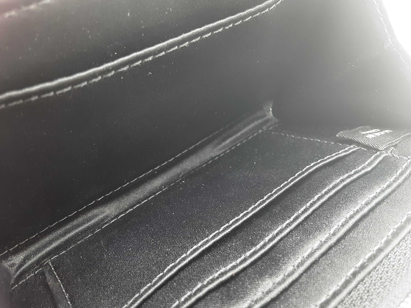 Coach Black Leather Wristlet Zipper Wallet Do0525wxde