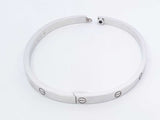 Cartier Love 18k White Gold 18.8g Bracelet Size 16 Aa0425lzxzdu