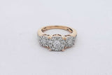 0.74cttw Diamond Ring In 14k Yellow Gold 4.2 Grams Size 5 Eb0926ixzsa