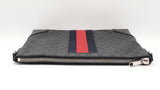 Gucci Web Stripe Messenger Bag In Gg Supreme Coated Canvas Fw0926pzxdu