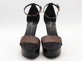 Louis Vuitton Patent Afterglow Platform Black Size 39 Aa0626orzsa