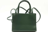 Telfar Mini Faux Green Leather Shopping Tote Bag Eb0526wrde